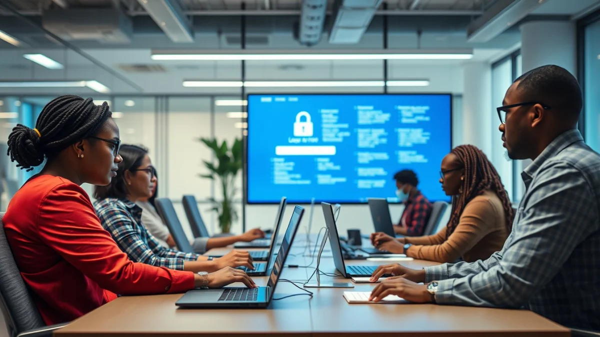 Professional learning cyber security skills in a modern digital workspace