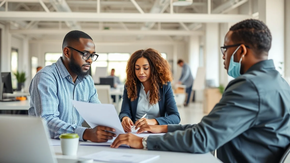 Person learning contract administration basics in a modern educational setting