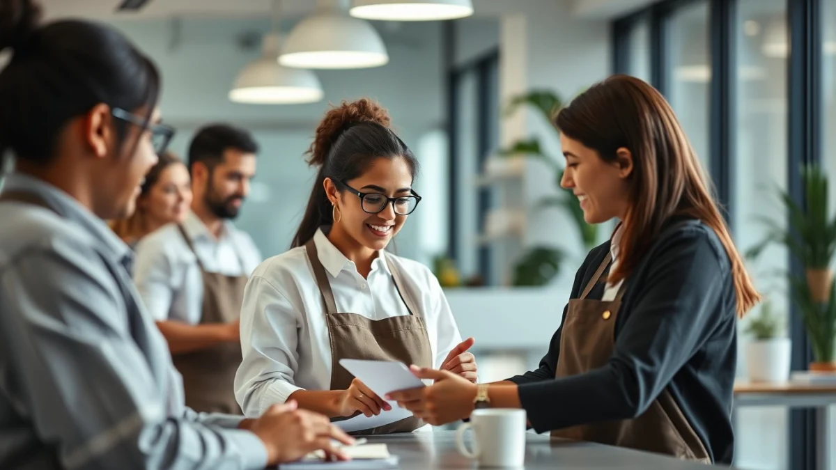 Person learning creating a welcoming workplace in a modern educational setting