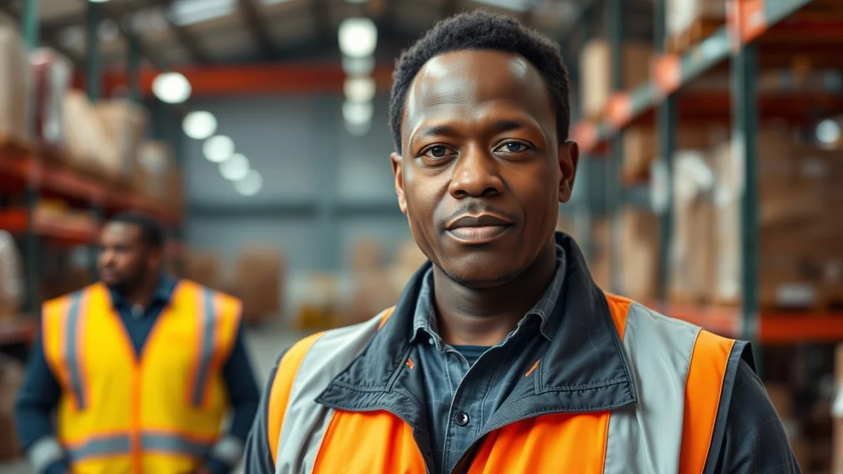 Person learning creating and maintaining a safe work environment in a modern educational setting