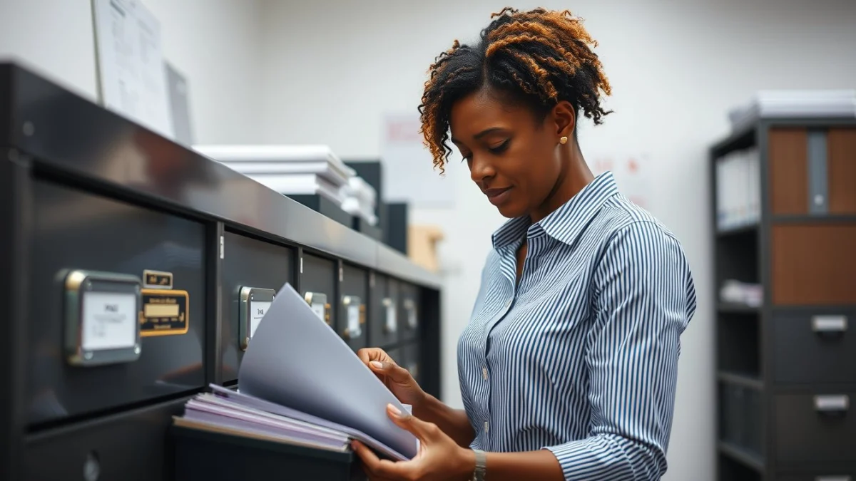 Professional learning office and administrative skills in a modern workspace