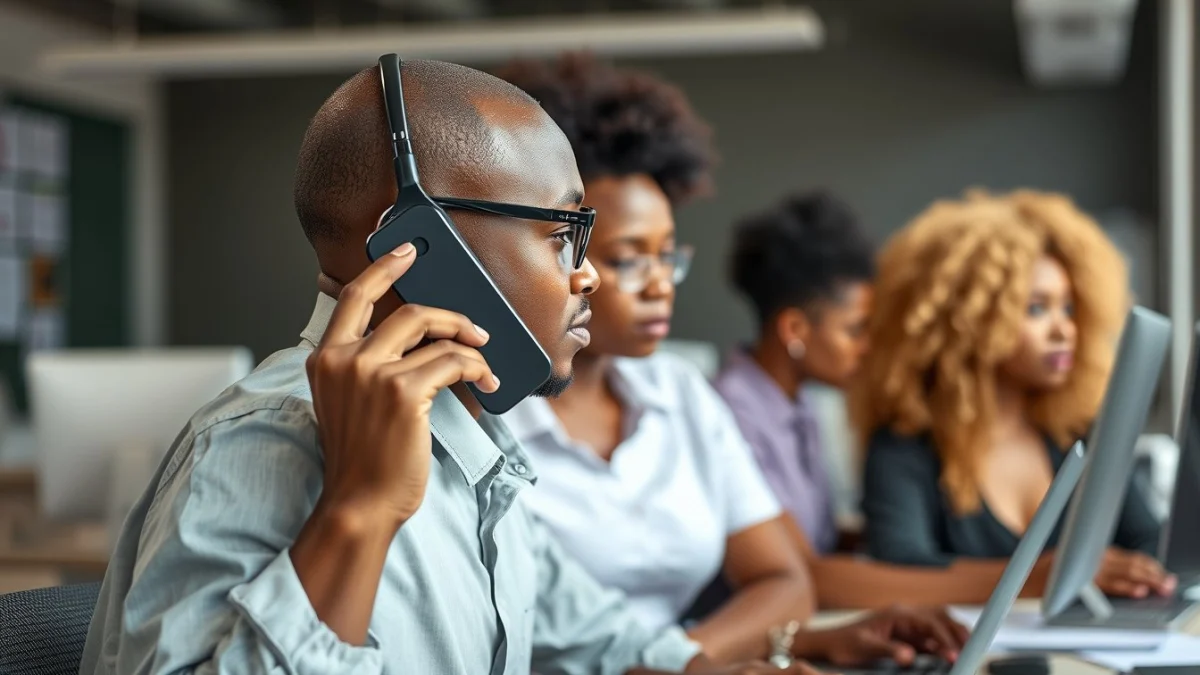 Person learning credit controller salary in south africa in a modern educational setting