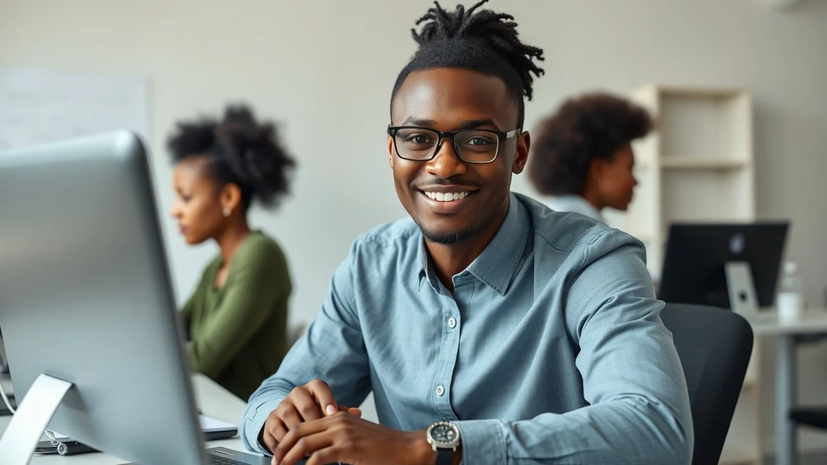 Person learning credit risk management for beginners in a modern educational setting