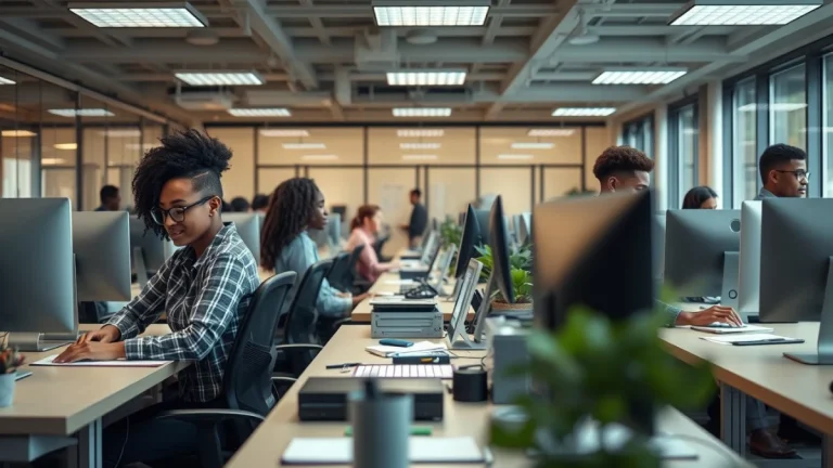 Professional learning office and administrative skills in a modern workspace
