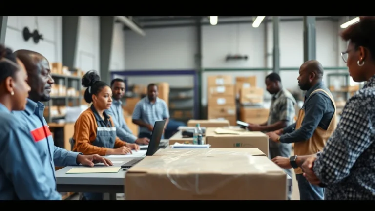 Person learning customs clearance process explained in a modern educational setting