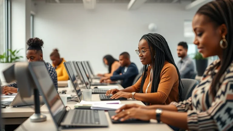 Professional learning office and administrative skills in a modern workspace