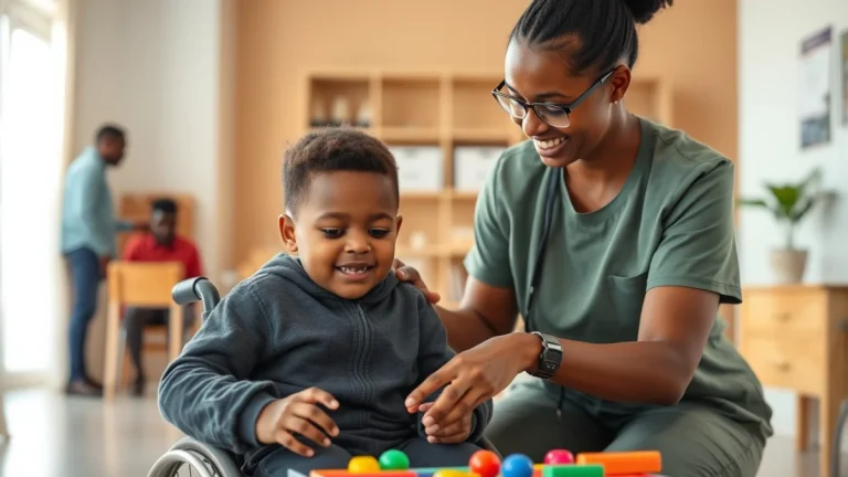 Learner studying caregiving skills in a professional training environment