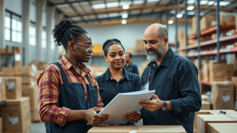 Person learning dispatch clerk interview questions and answers in a modern educational setting