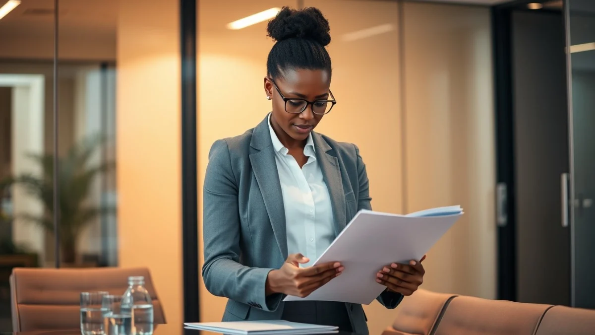 Professional learning office and administrative skills in a modern workspace