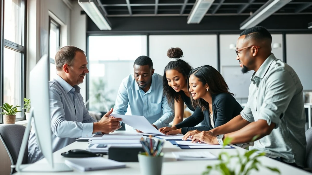 Professional learning office and administrative skills in a modern workspace