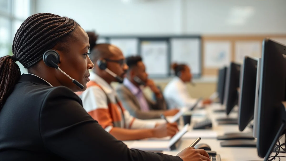 Professional learning office and administrative skills in a modern workspace