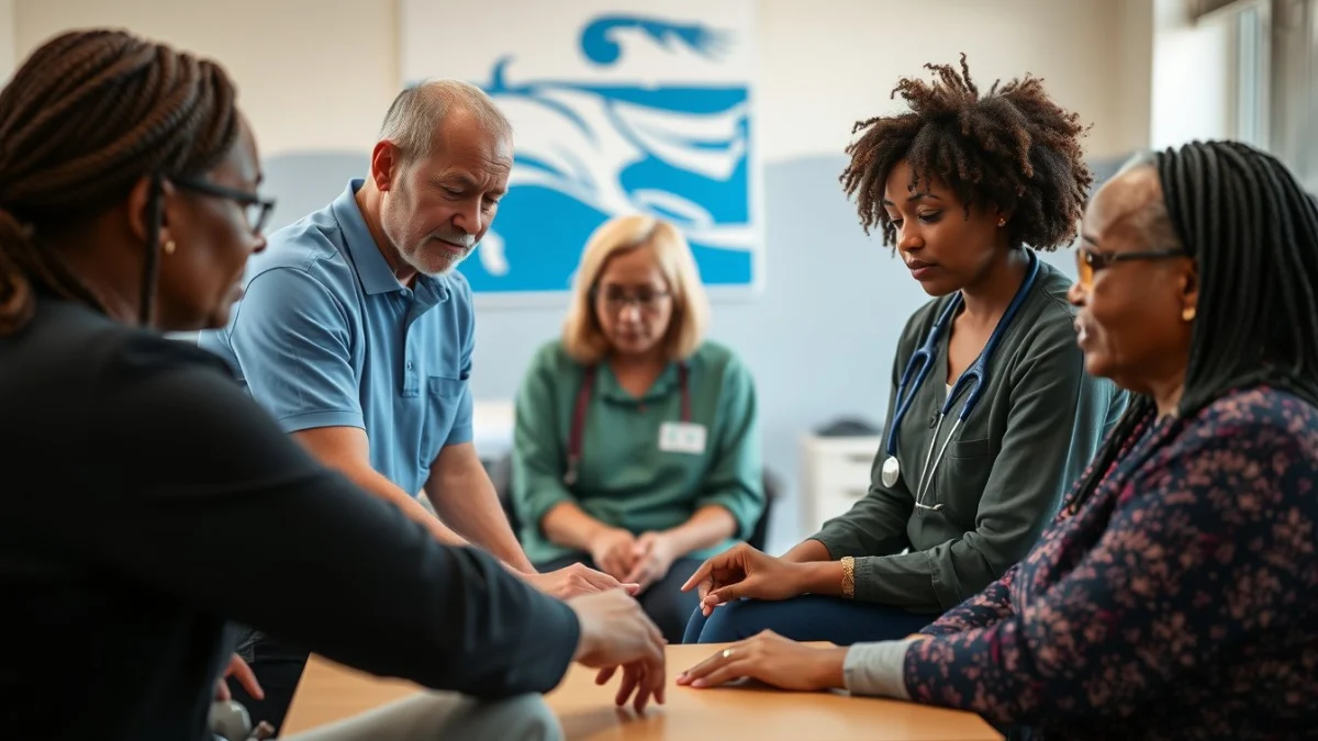 Learner studying caregiving skills in a professional training environment