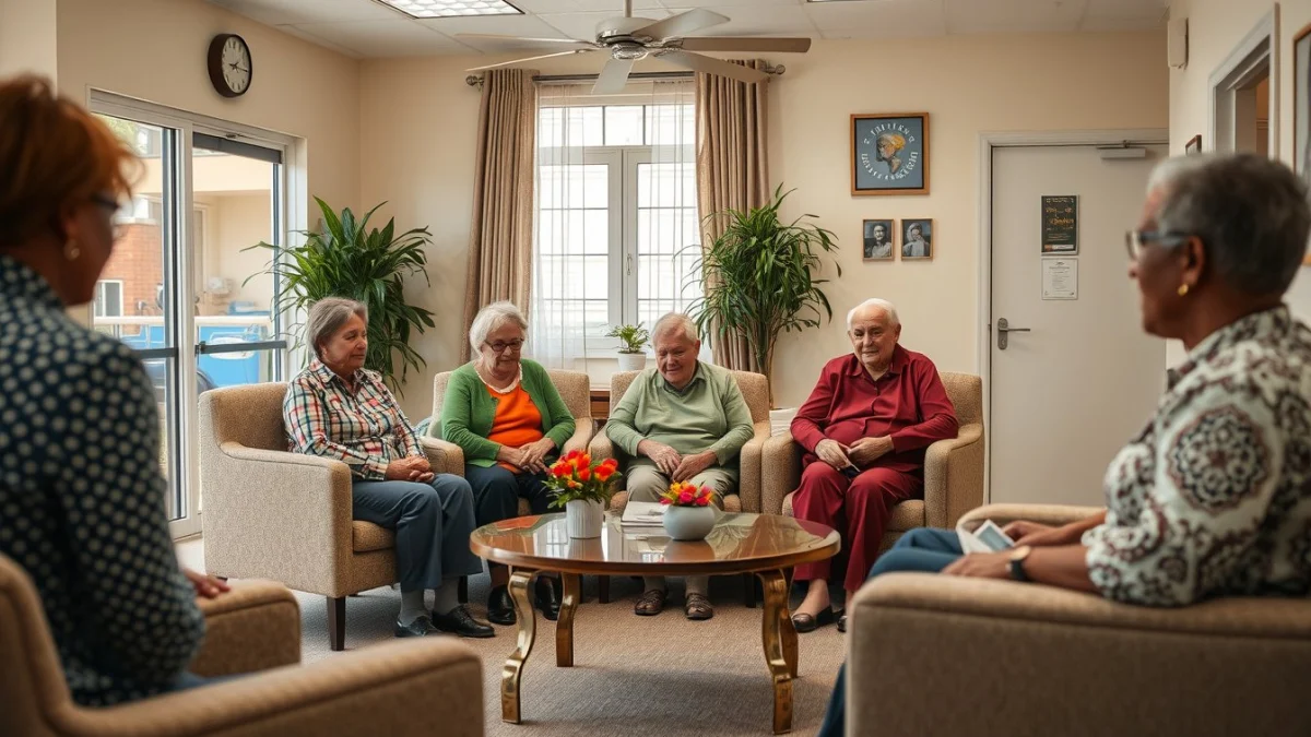 Learner studying caregiving skills in a professional training environment