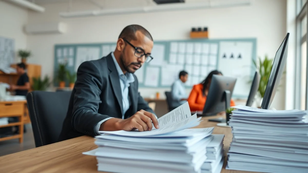 Professional learning office and administrative skills in a modern workspace