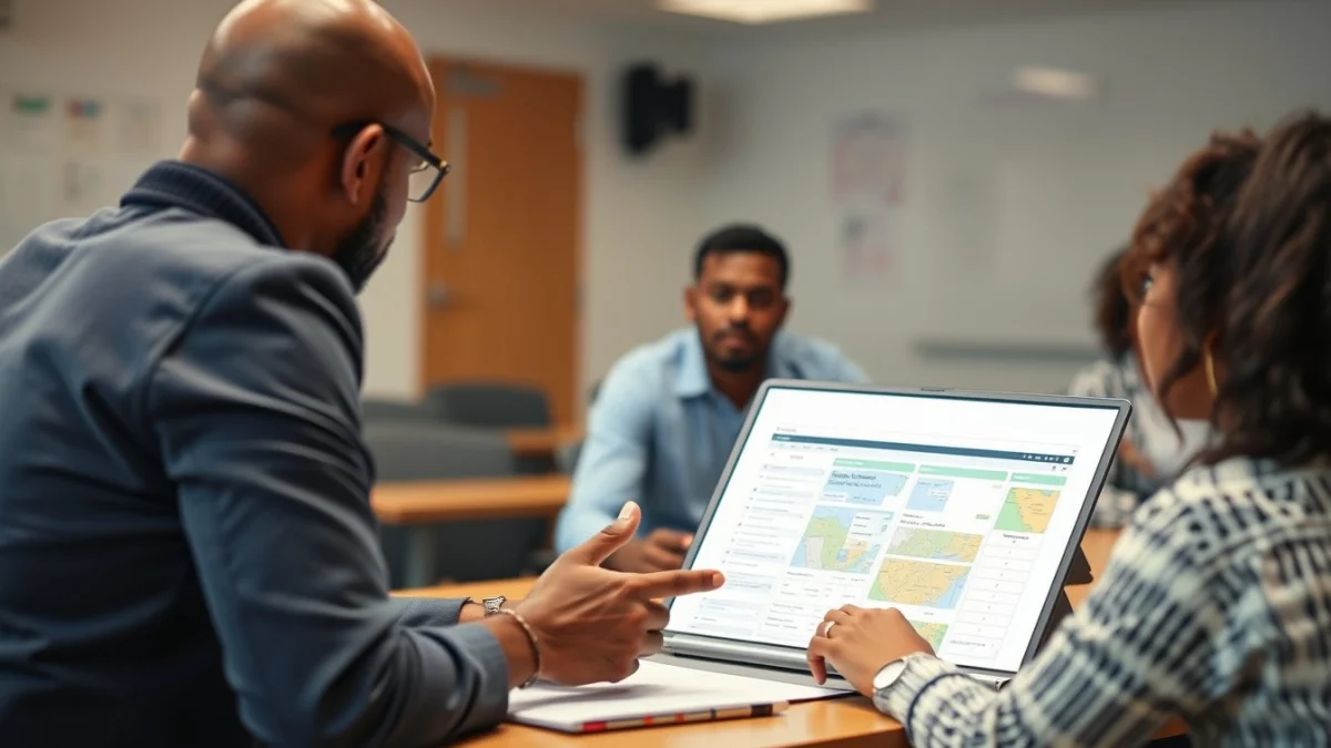 Professional learning office and administrative skills in a modern workspace