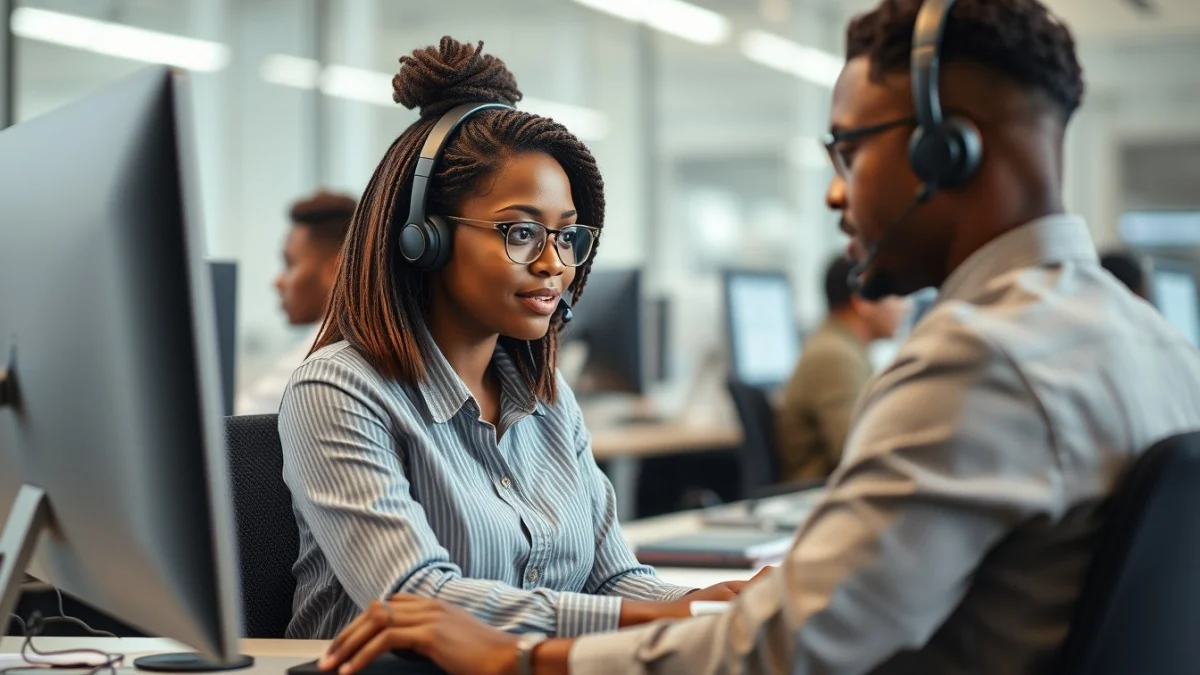 Professional learning office and administrative skills in a modern workspace