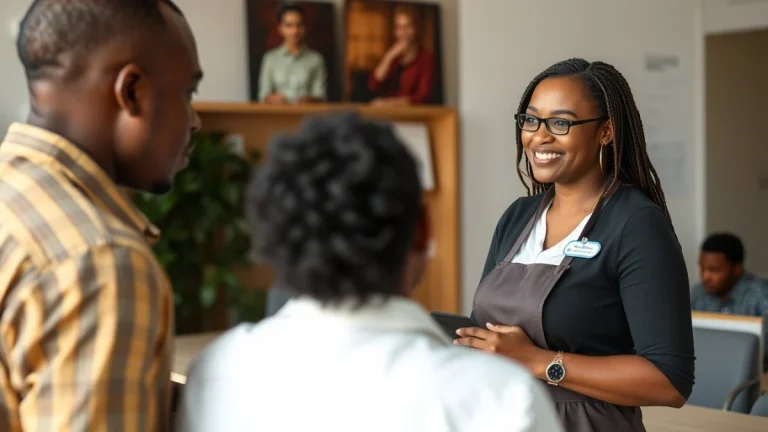 Learner studying caregiving skills in a professional training environment