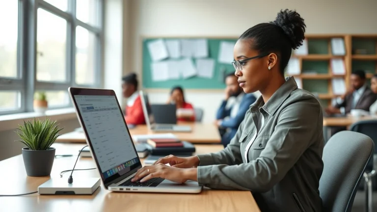 Professional learning office and administrative skills in a modern workspace