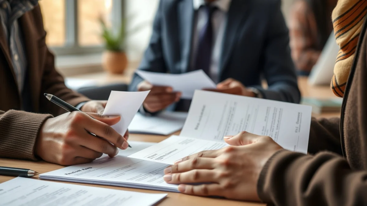 Person learning establishing payment terms and credit limits in a modern educational setting
