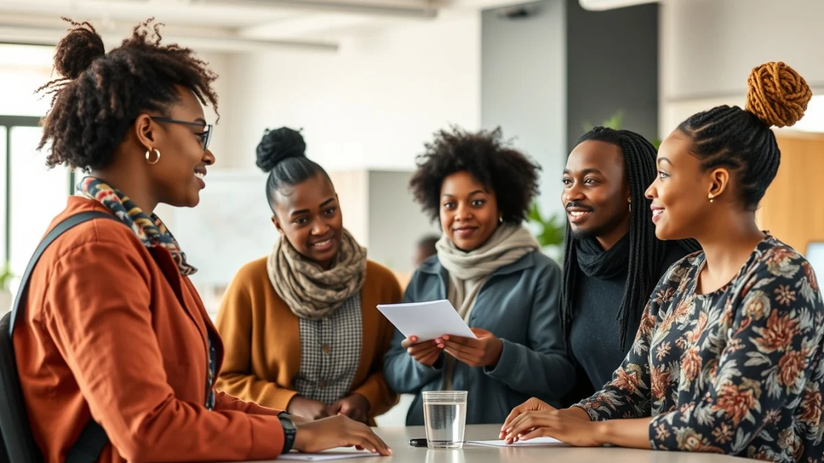 Person learning exploring careers in sales and customer relations in a modern educational setting