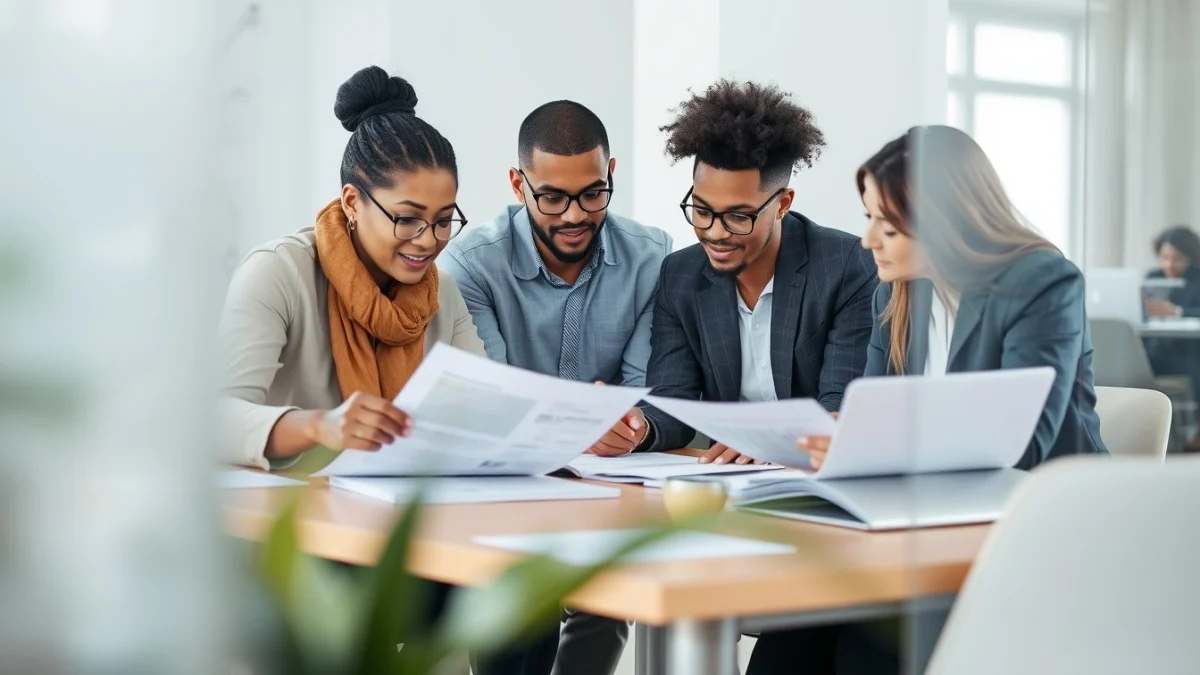 Professional learning office and administrative skills in a modern workspace