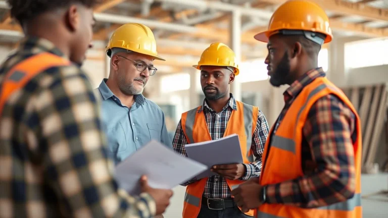 Person learning free construction quality control inspector course with certificate in a modern educational setting