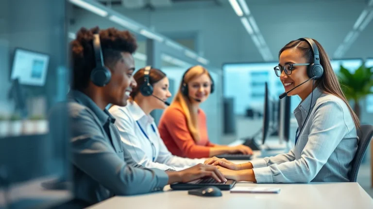 Person learning future trends in the call centre industry in south africa in a modern educational setting