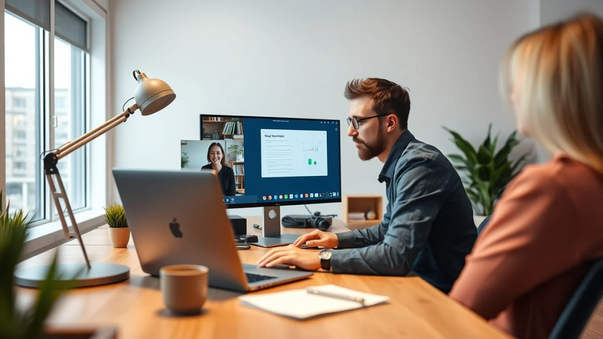 Professional learning office and administrative skills in a modern workspace