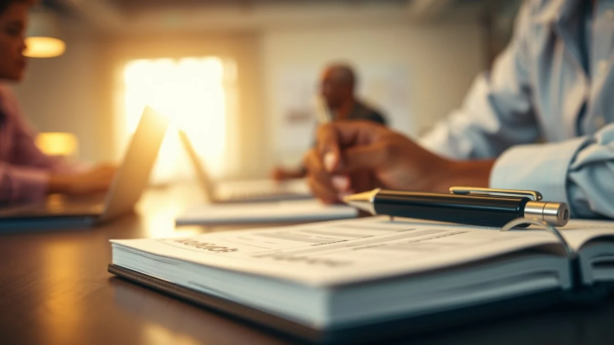 Professional learning office and administrative skills in a modern workspace