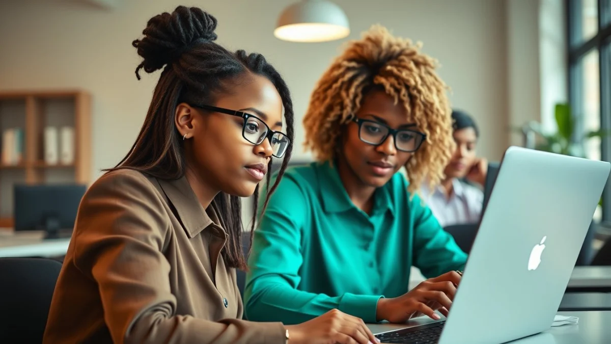 Professional learning office and administrative skills in a modern workspace
