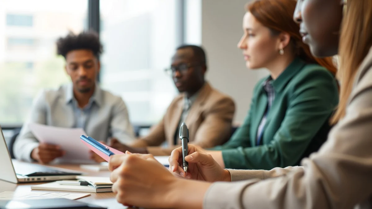 Professional learning office and administrative skills in a modern workspace
