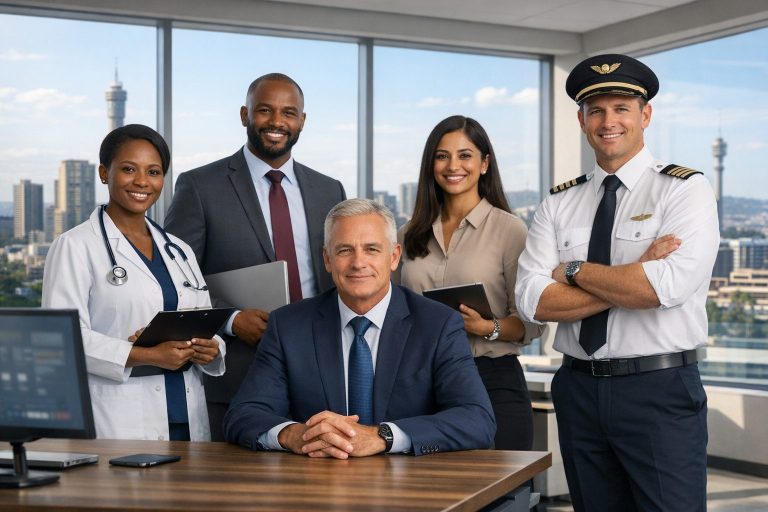 Professionals in medicine, finance, technology and aviation representing the highest paying jobs in South Africa