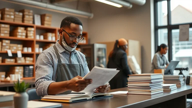 Professional learning office and administrative skills in a modern workspace
