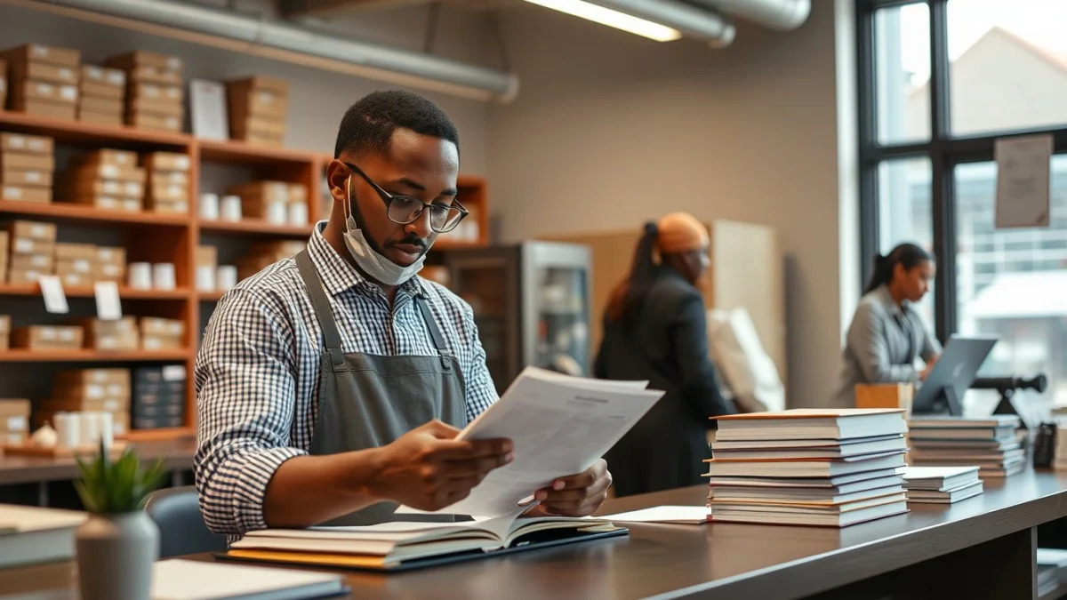 Professional learning office and administrative skills in a modern workspace