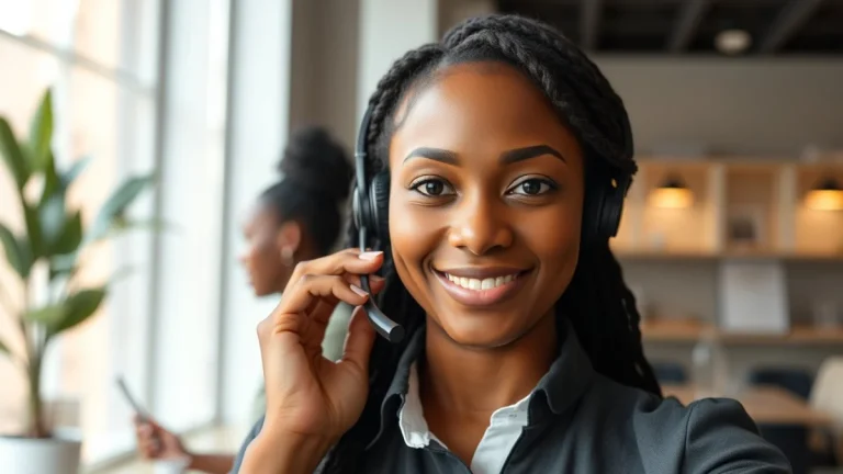 Person learning hospitality customer service practices in a modern educational setting