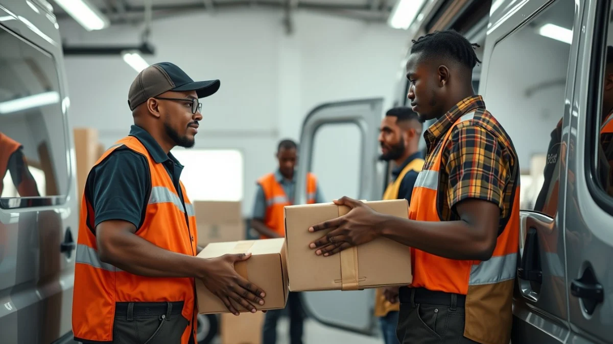 Person learning how dispatch fits into the supply chain process in a modern educational setting