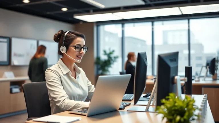 Professional learning office and administrative skills in a modern workspace