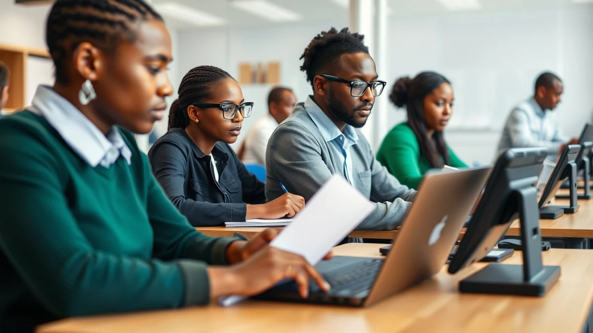 Professional learning office and administrative skills in a modern workspace