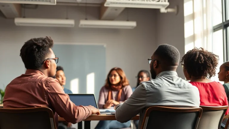 Person learning become a social media manager in south africa in a modern educational setting