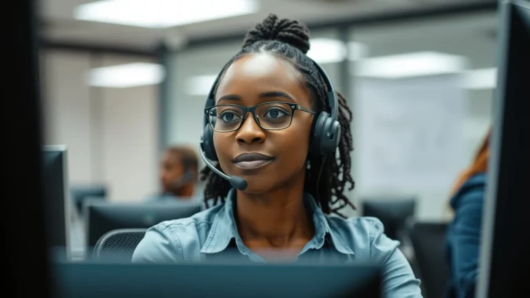 Person learning become a technical support representative in south africa in a modern educational setting