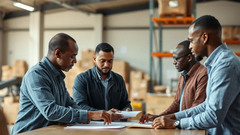 Person learning become a warehouse supervisor in south africa in a modern educational setting