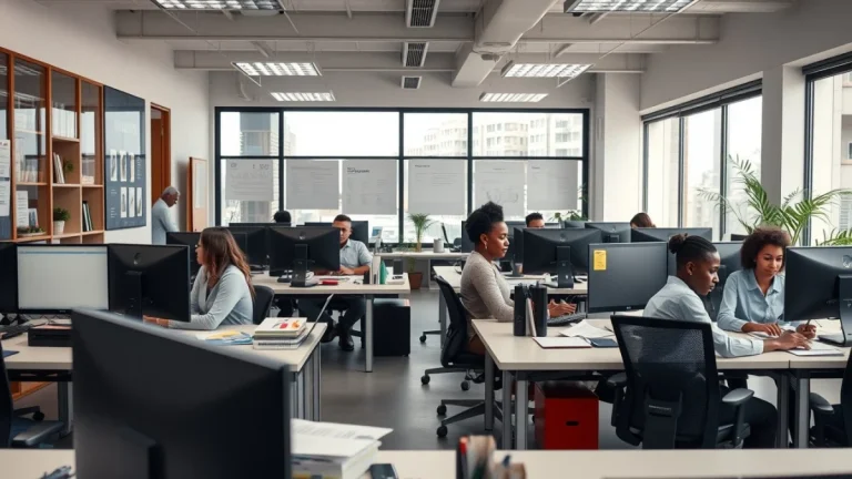 Professional learning office and administrative skills in a modern workspace