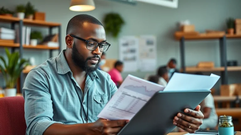 Person learning artificial intelligence skills on a laptop in a modern workspace
