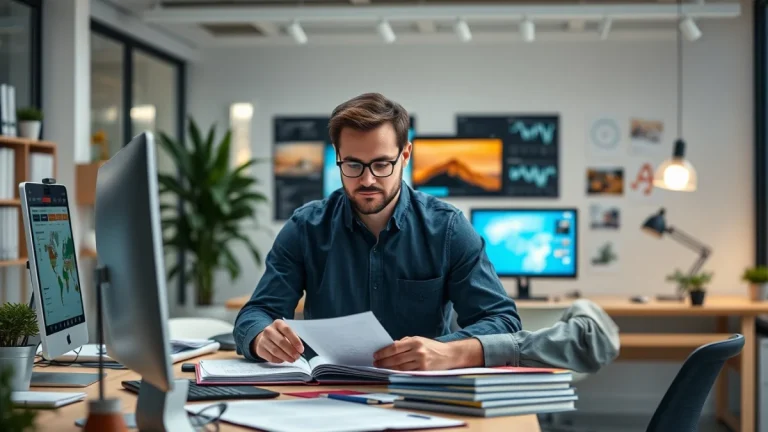 Professional learning office and administrative skills in a modern workspace
