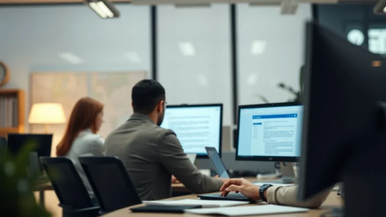Professional learning office and administrative skills in a modern workspace