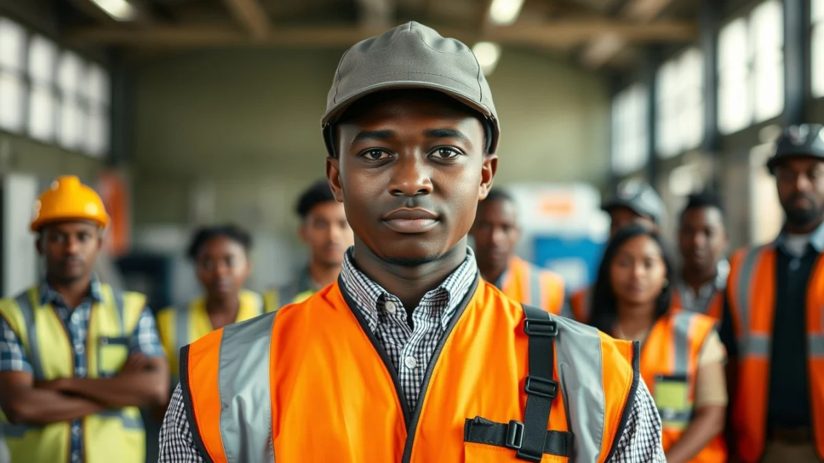 Person learning get a dispatch clerk job with no experience in a modern educational setting
