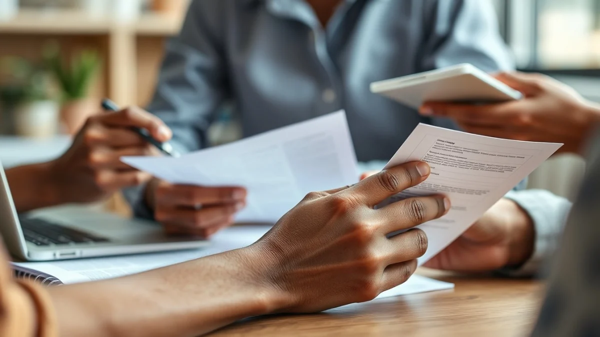 Person learning get your first freelance client in a modern educational setting