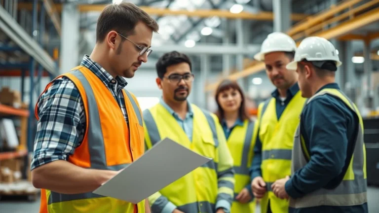 Learner studying workplace safety skills in a clean training environment