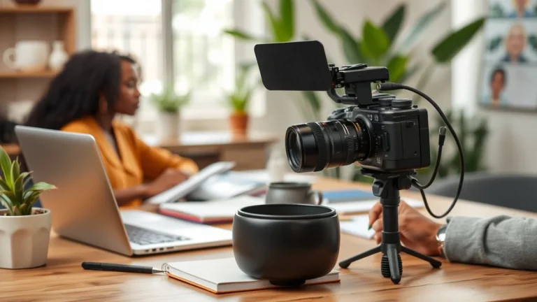 Person learning make money as a content creator in a modern educational setting