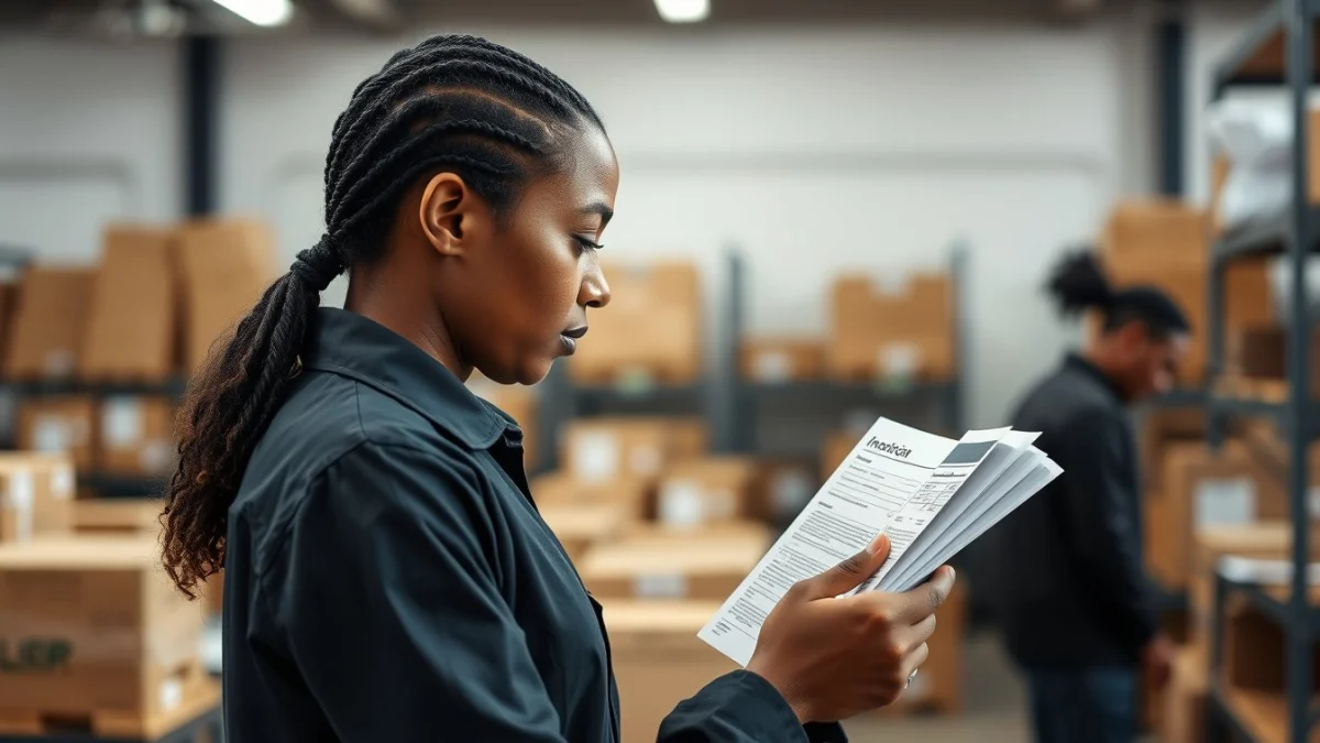 Person learning prepare for customs audits and inspections in a modern educational setting